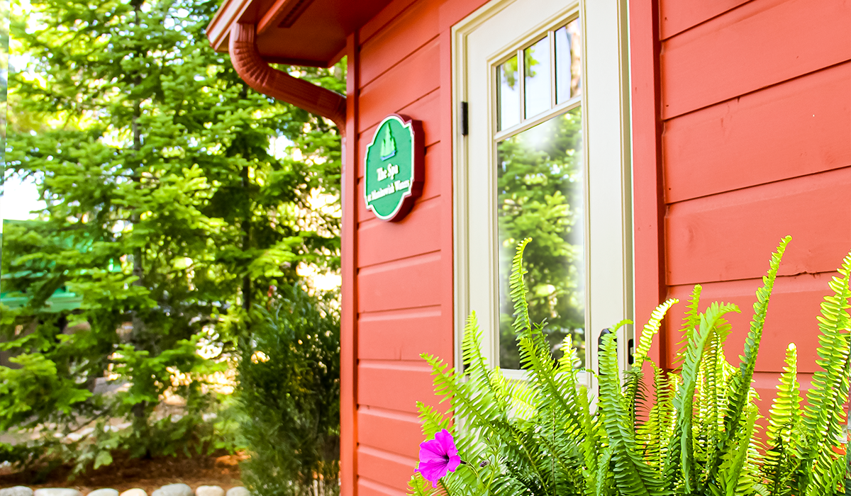 Stop in our full-service spa and enjoy a little <q>me</q> time.